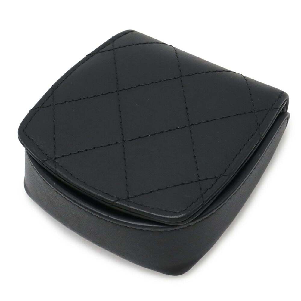 CHANEL Black Leather Logo Wallet - Picture 3 of 10